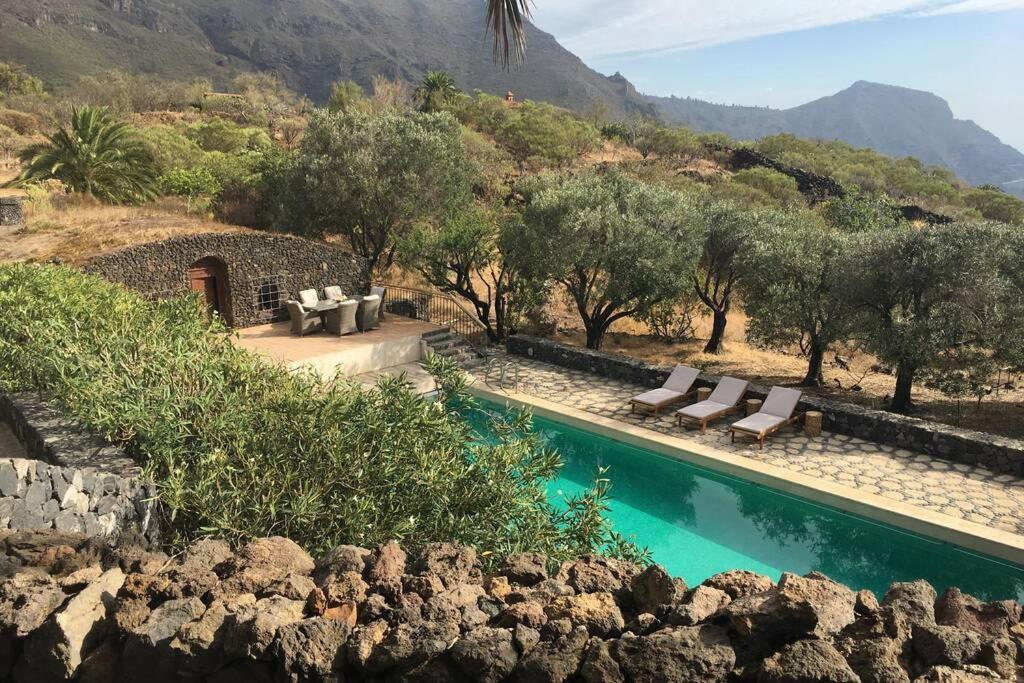 Luxury Villa In Nature With Swimming Pool Tenerife, Santiago Del Teide, With Sea And Mountain Views El Retamar Bagian luar foto